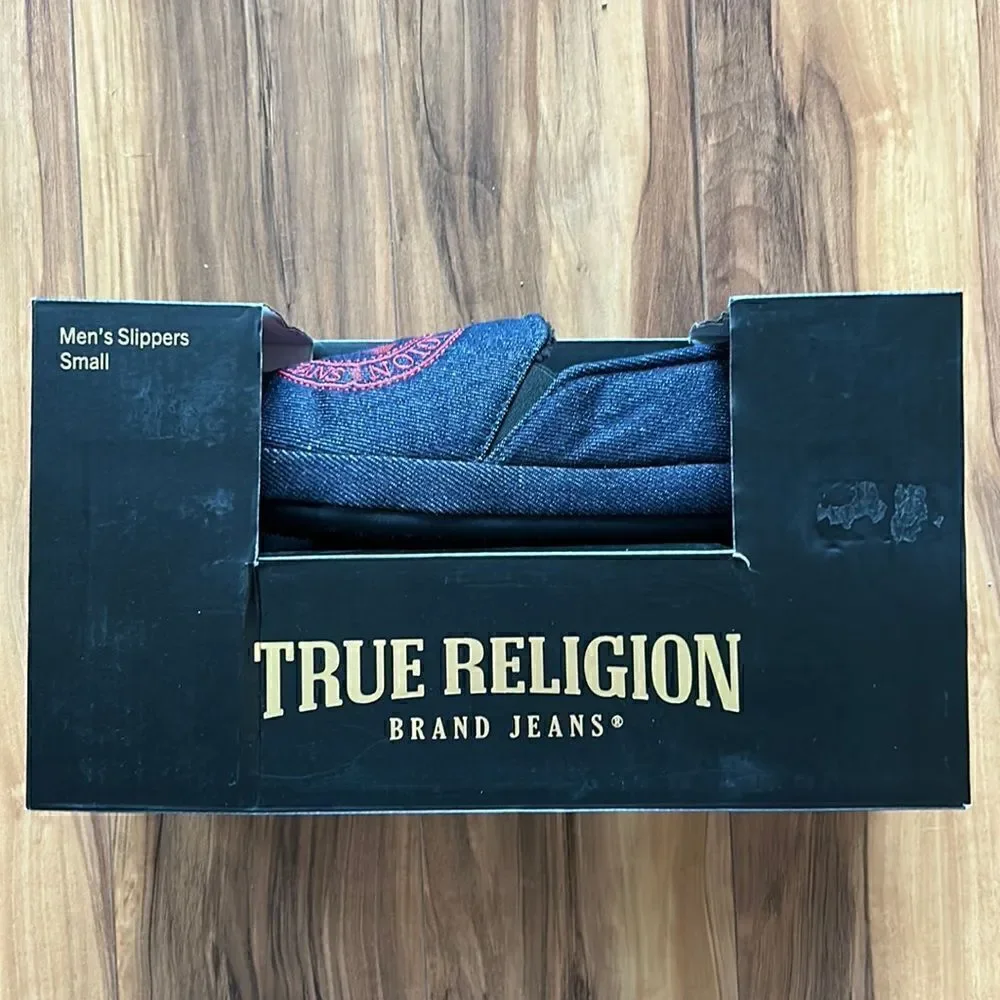 NEW True Religion Mens Slippers